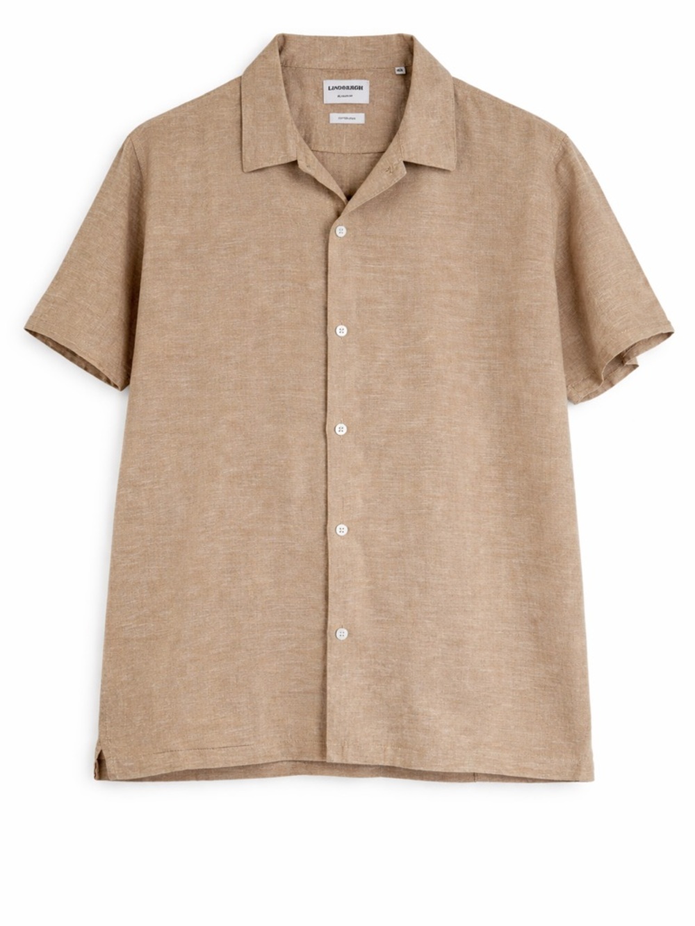 Lindbergh Cotton Linen Short Sleeve Button-Up Shirt – Men’s XXL